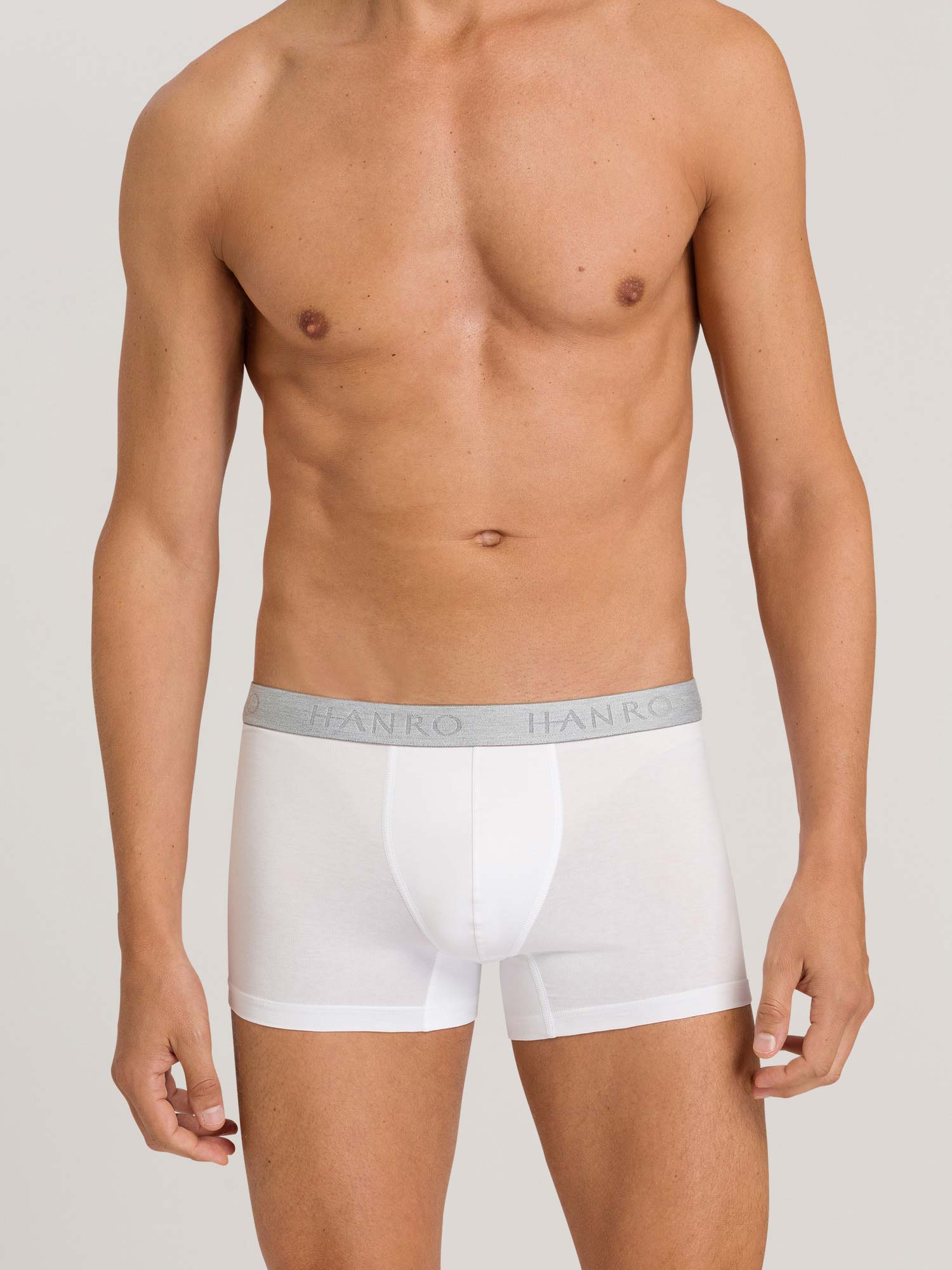 裤 带有 HANRO 标志捆绑包，双包装，COTTON ESSENTIALS 