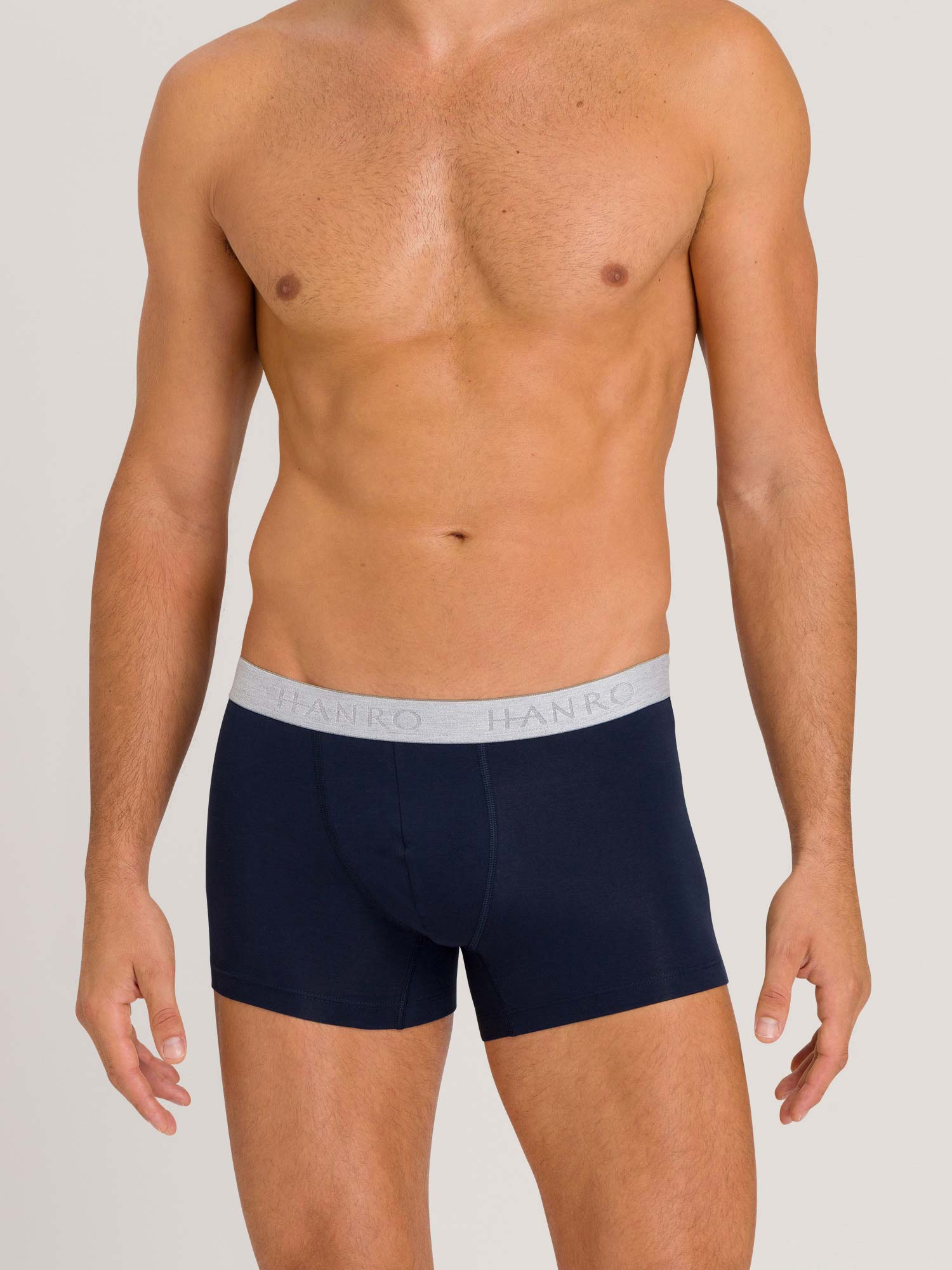 裤 带有 HANRO 标志捆绑包，双包装，COTTON ESSENTIALS 