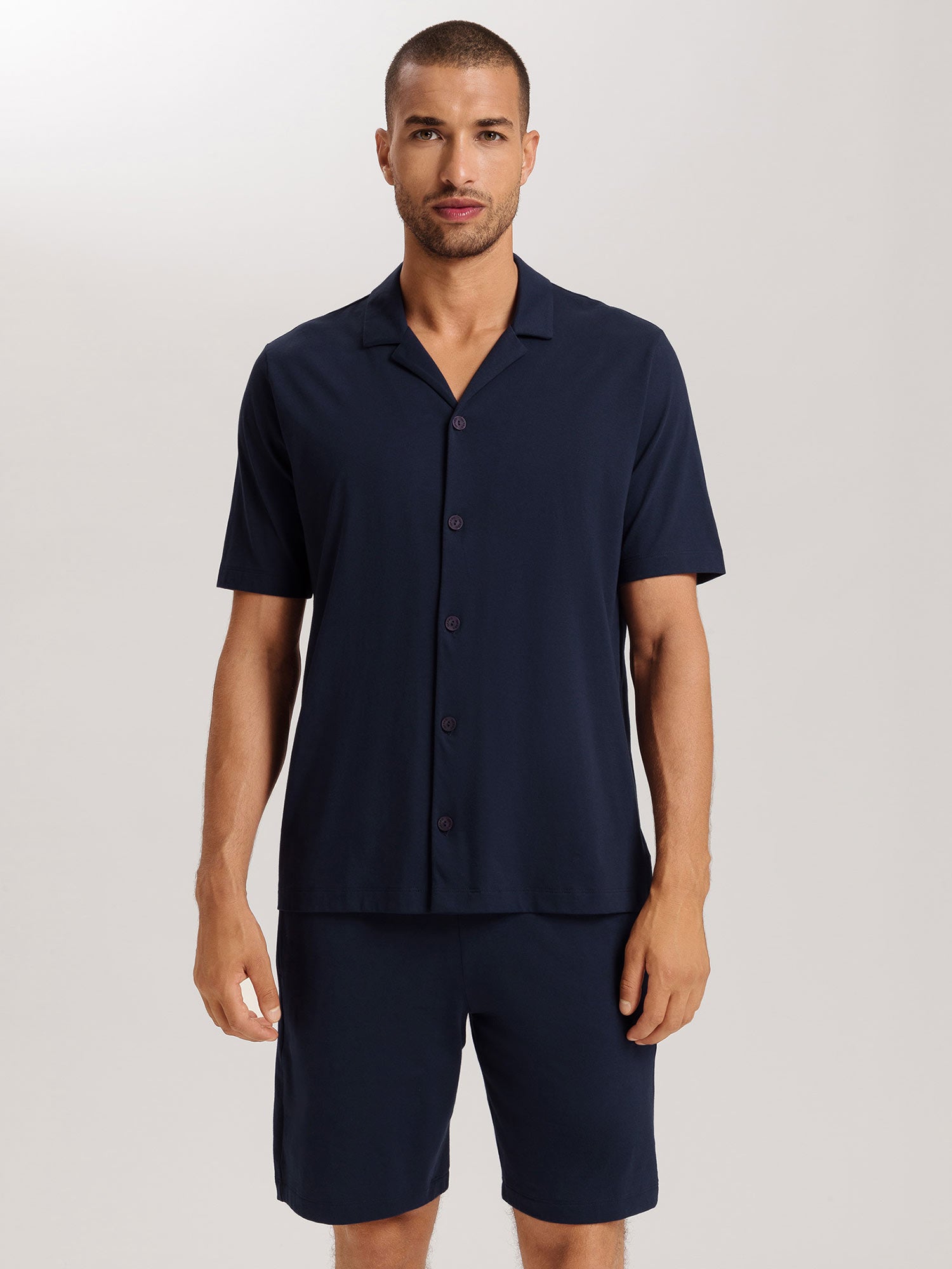 带纽扣的短袖衬衫，NIGHT & DAY 
