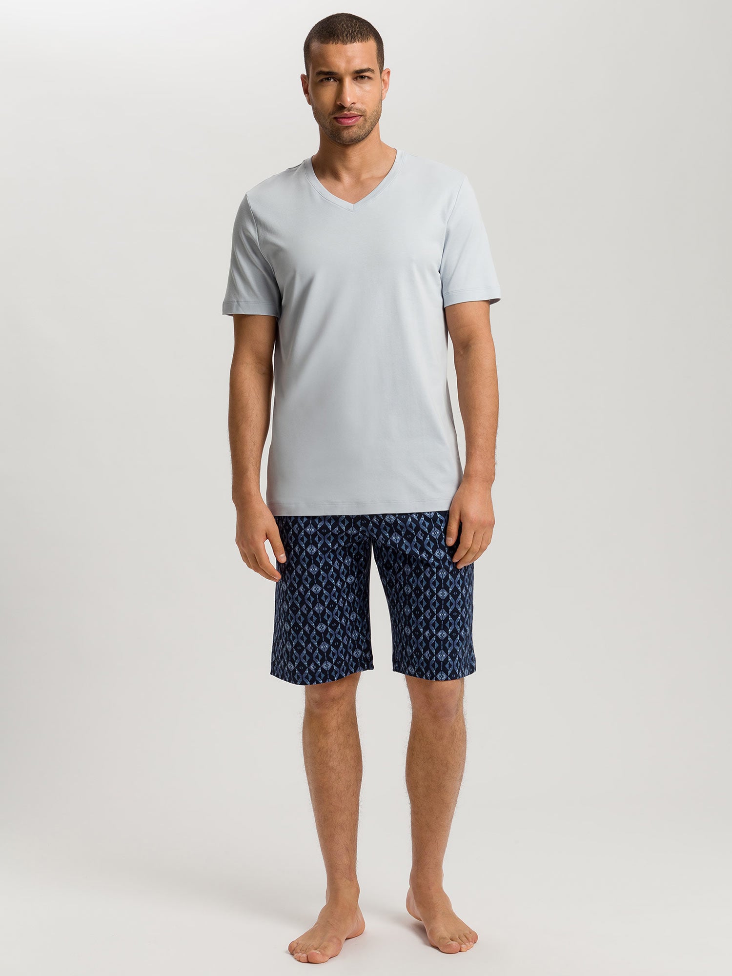 بيجامة قصيرة, ياقة على شكل V، NIGHT & DAY 