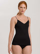 Spaghetti-Top COTTON SEAMLESS, V-Neck