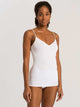 Spaghetti-Top COTTON SEAMLESS, V-Neck