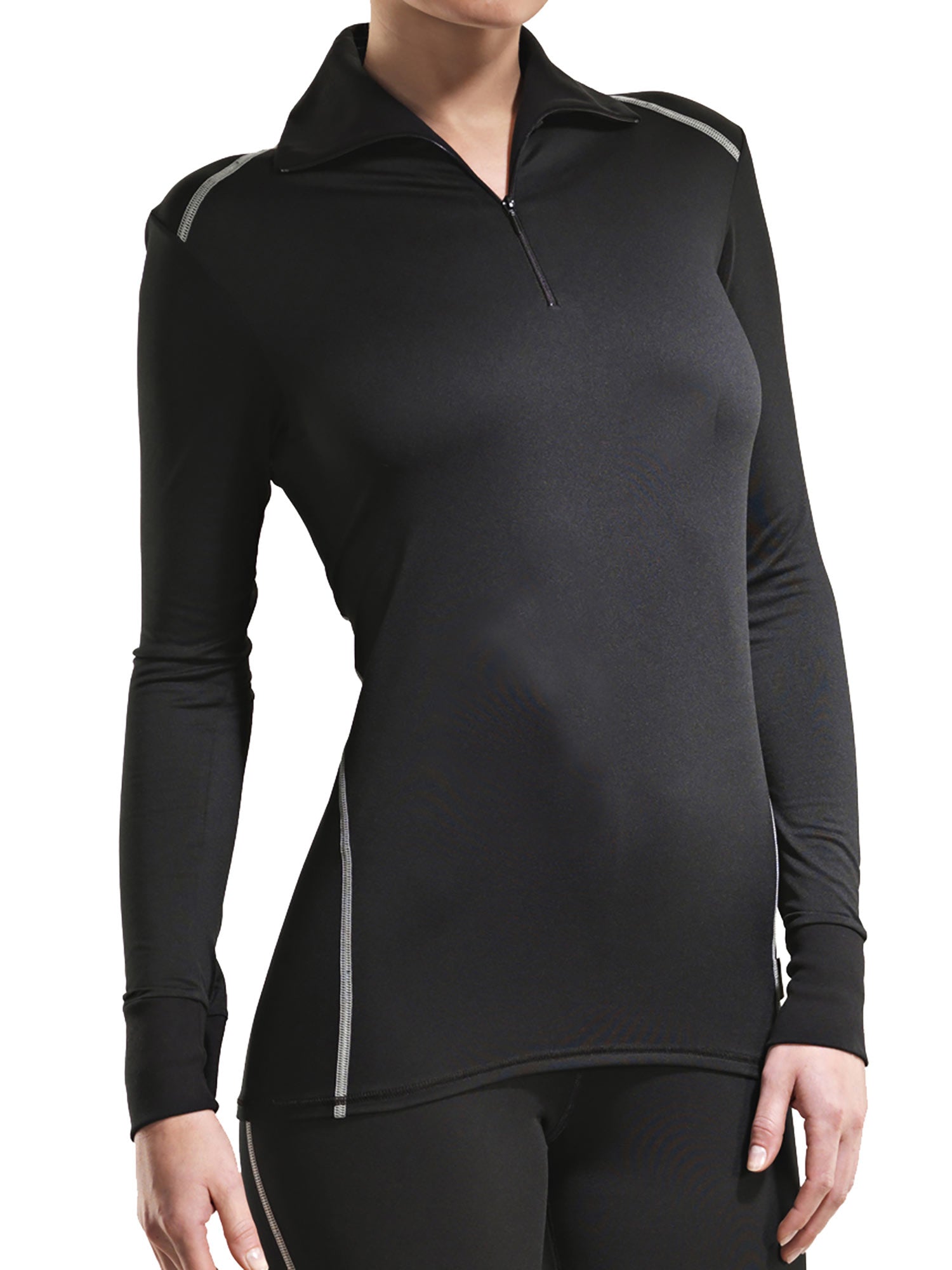 Turtleneck shirt, long-sleeved, with zipper, CLIMA CONTROL FAKTOR 2 