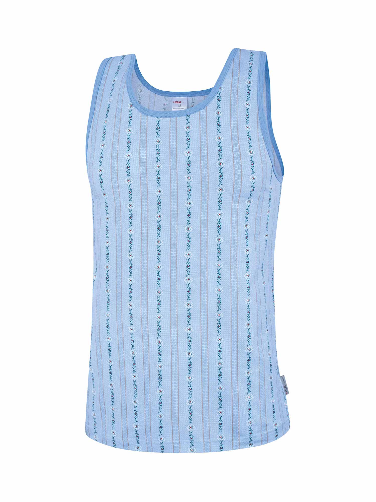 Athlete shirt, tank Top EDELWEISS in light and dark blue 