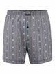 Boxer shorts with opening EDELWEISS in light blue and dark blue 