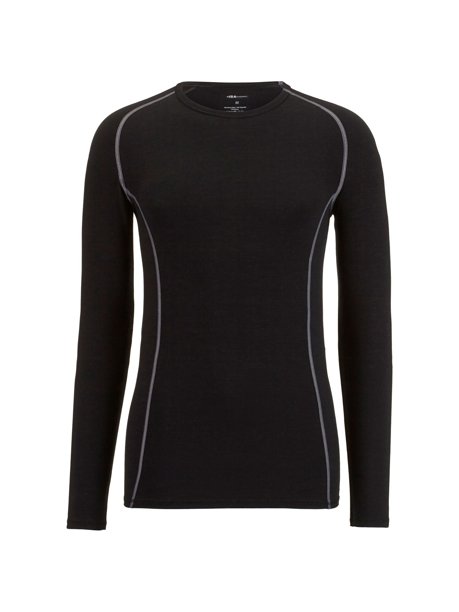 قميص بأكمام طويلة، رقبة دائرية، NEW WOOL 