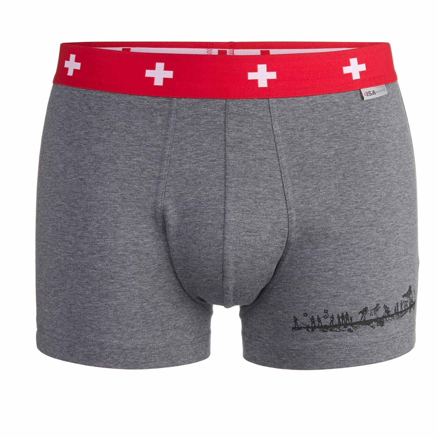 Pant Andy SCHWINGER in grau mit rot