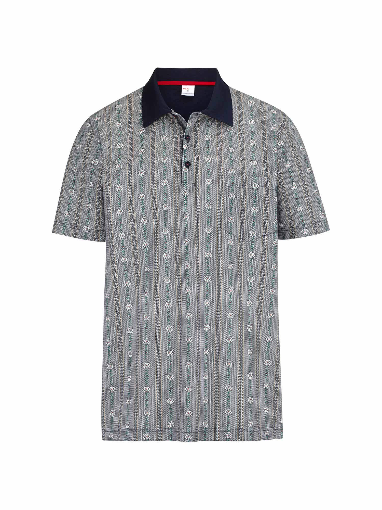 قميص بولو EDELWEISS باللونين الأزرق الفاتح والأزرق الداكن 