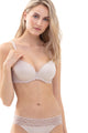 Soutien-gorge extensible bi-matière à armatures, AMOROUS 