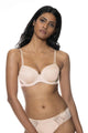 Soutien-gorge bi-extensible, Full Cup, LUXURIOUS, en couleur estivale rose perle 