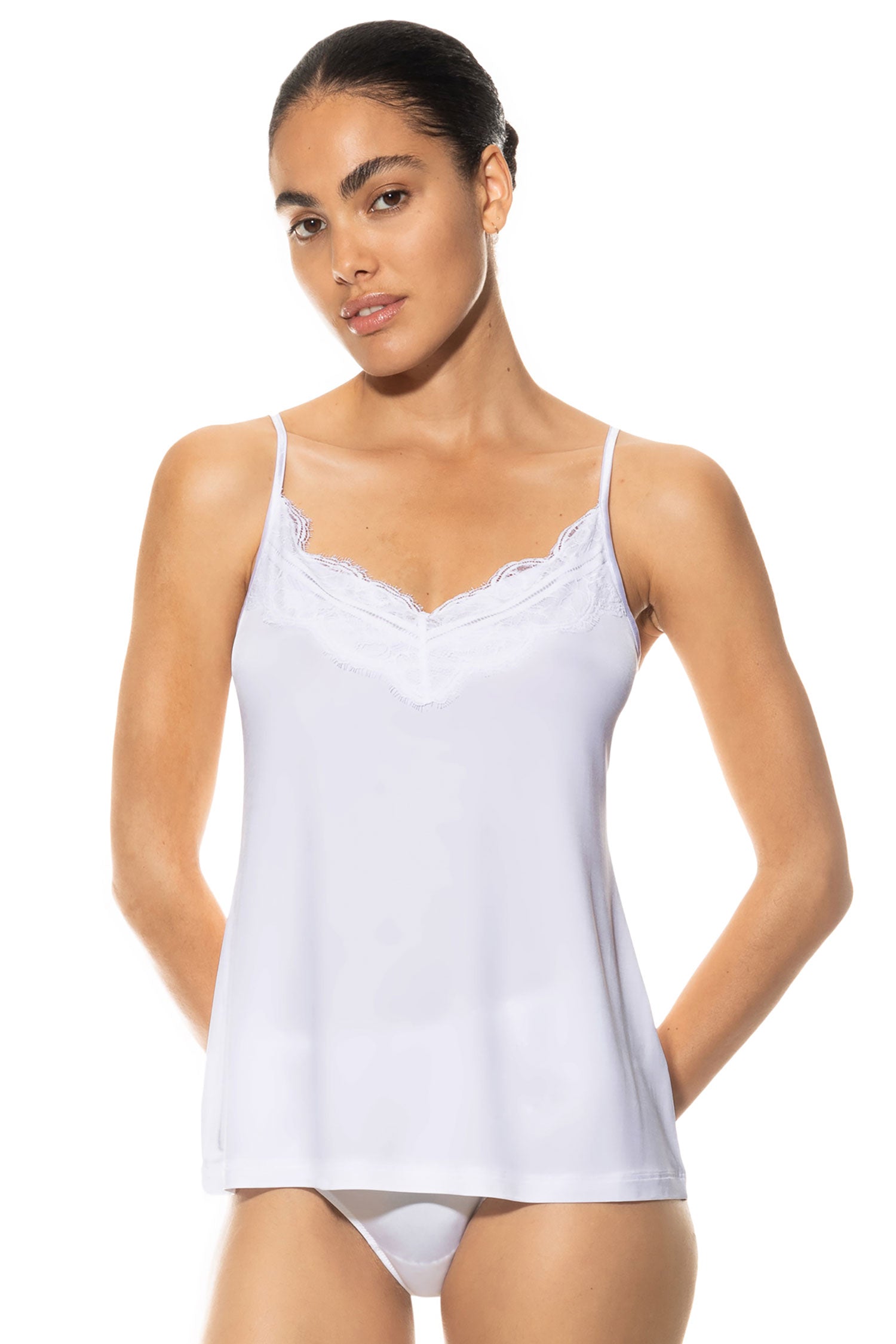 Camisole, with lace at the neckline, GRACE 
