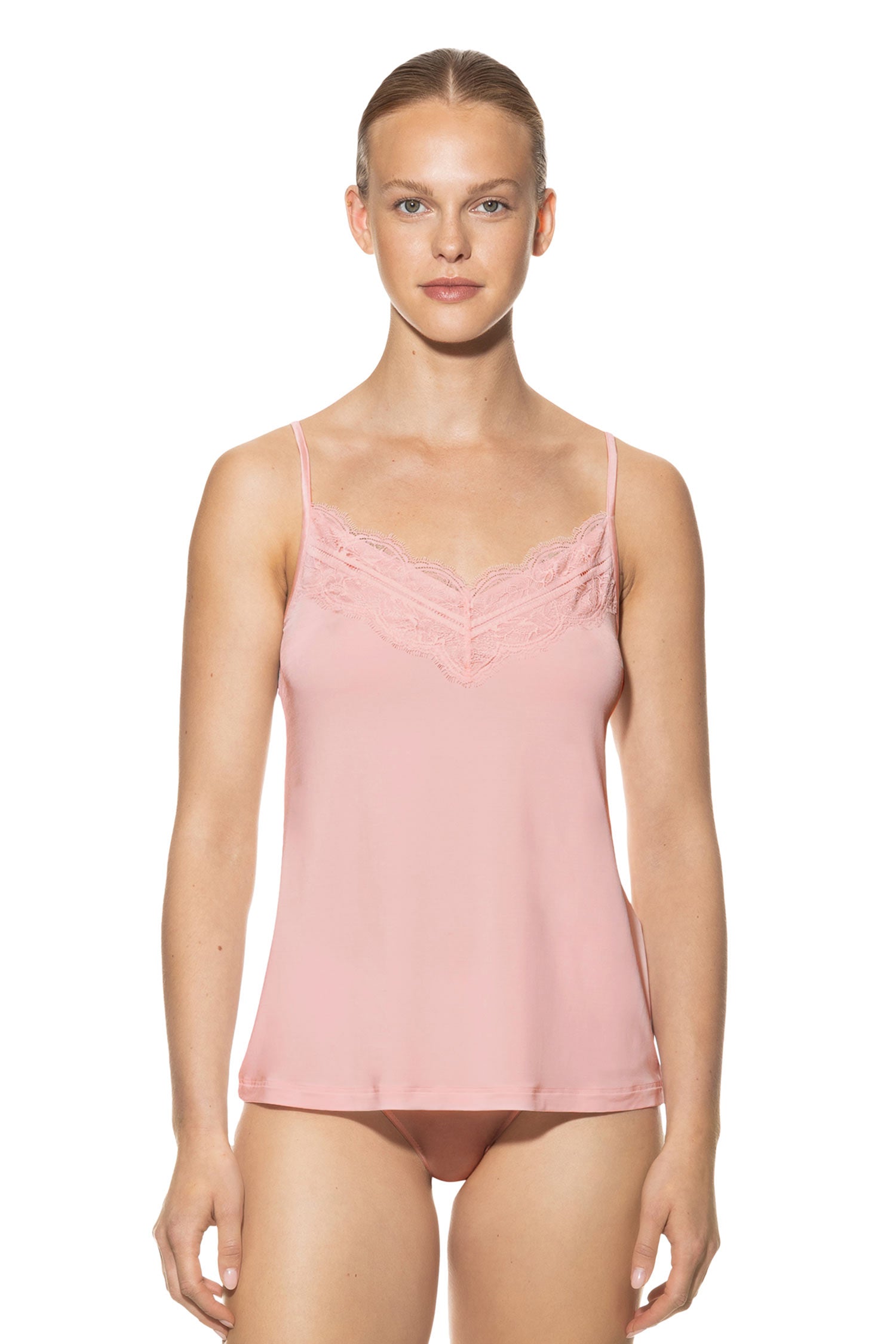 Camisole, with lace at the neckline, GRACE 