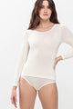 Shirt, langarm, O-Neck, EXQUISITE