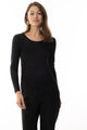 Shirt, langarm, O-Neck, EXQUISITE