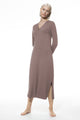Chemise de nuit, manches longues, longueur 120cm, PURE CHIC 
