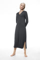 Chemise de nuit, manches longues, longueur 120cm, PURE CHIC 