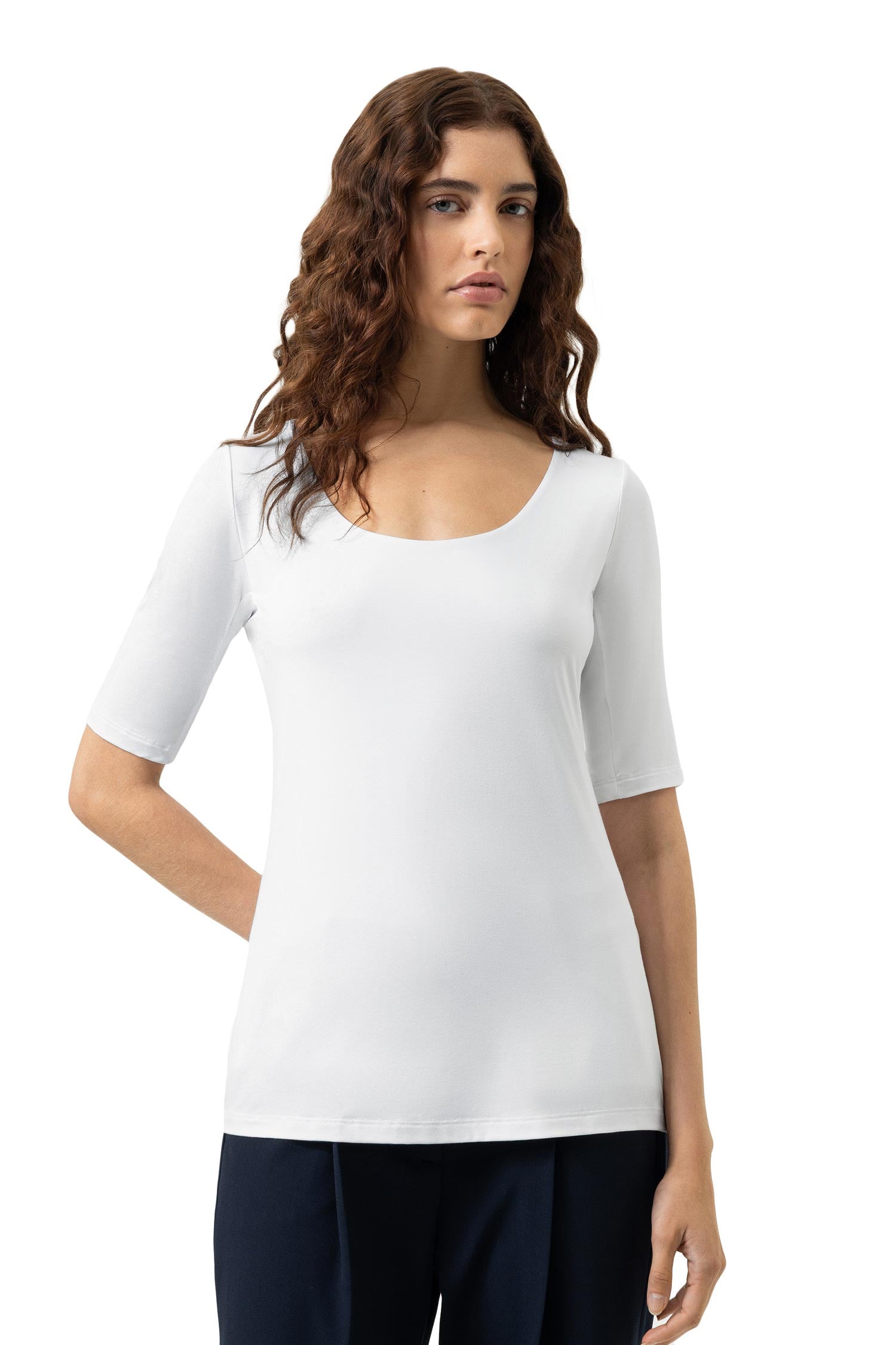 T恤, 圆领, 西装衬衫 