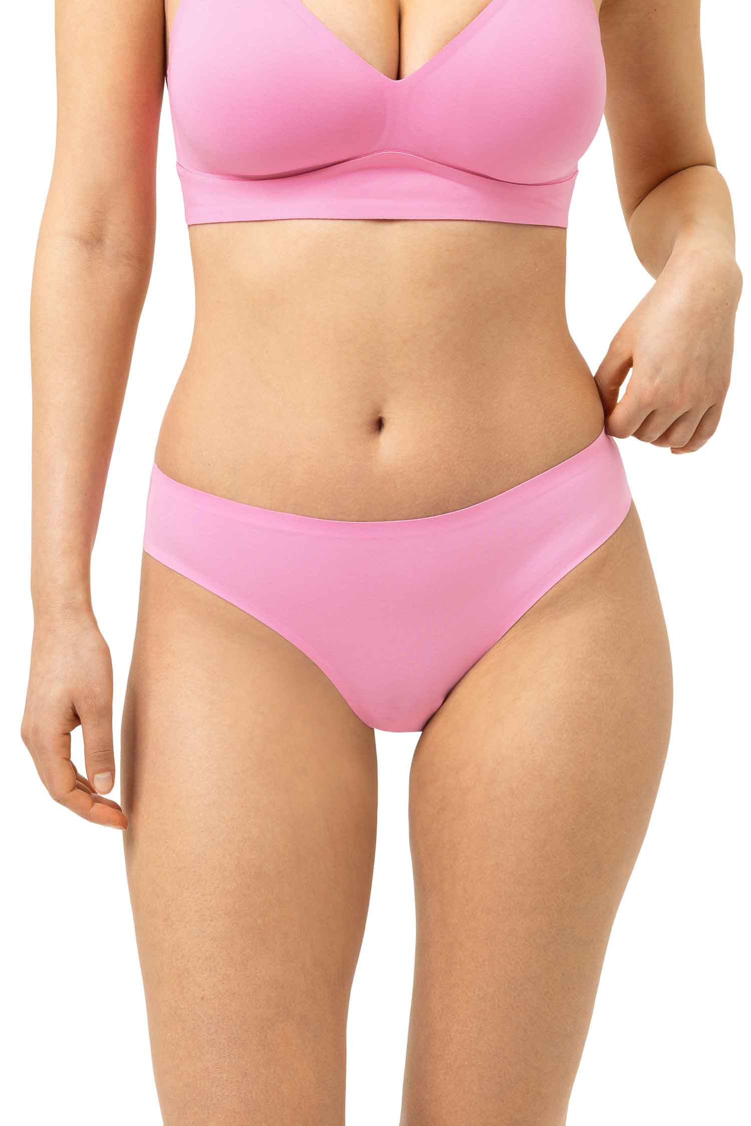 Brasil-Slip SIMPLY BETTER INVISIBLES, in Herbstfarbe "bubblegum bliss" (pink)
