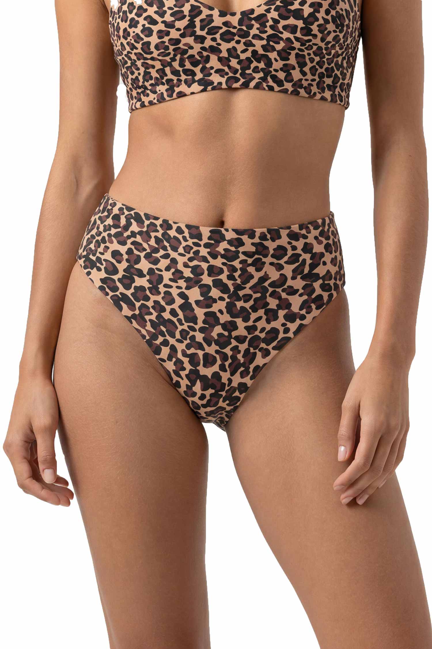 High-Waist-String SIMPLY BETTER INVISIBLES, mit Leo-Print