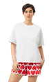 T-Shirt SOLID LOVE, mit Rücken-Print