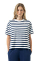 T-Shirt, gestreift, WARMING STRIPES