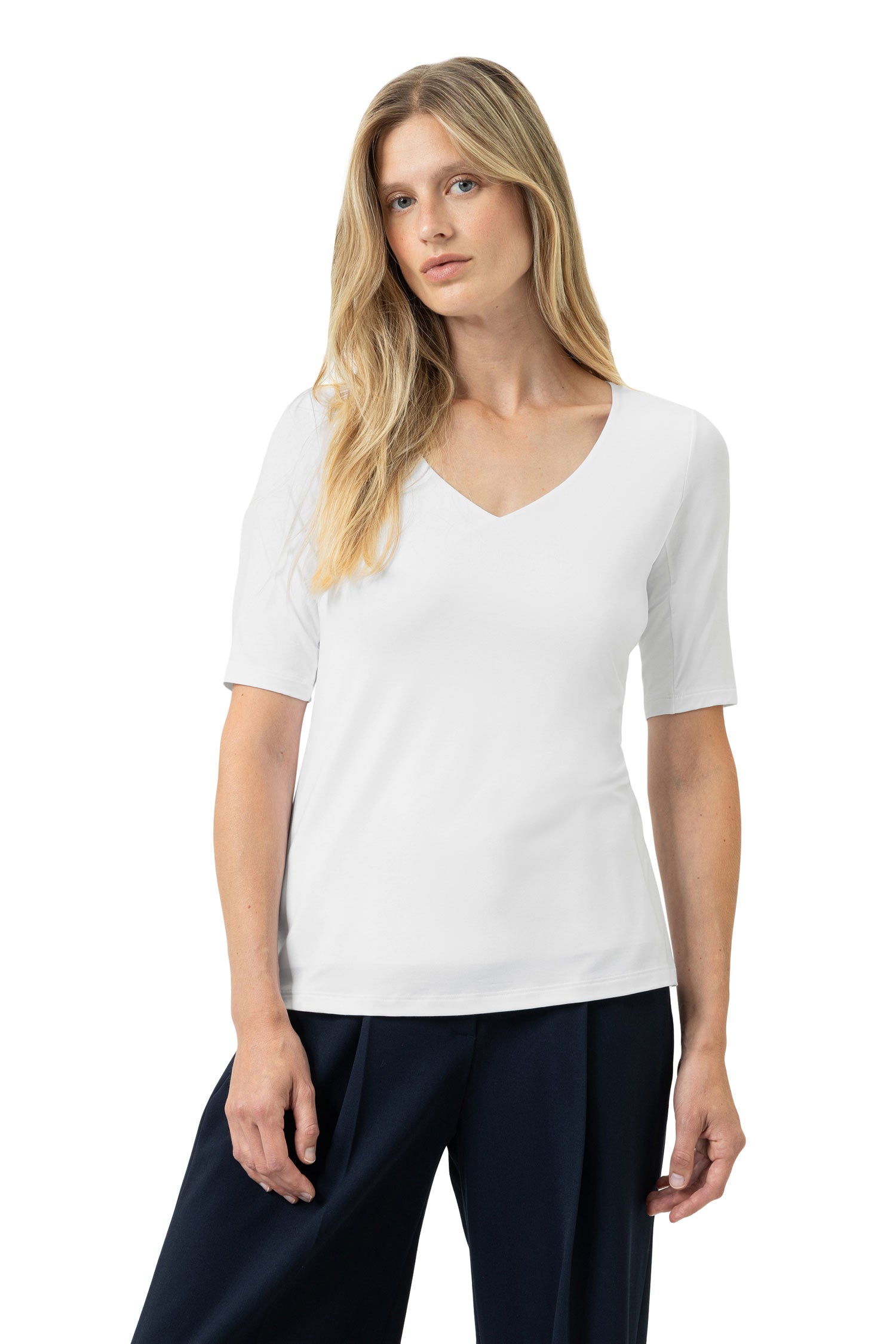 T恤，V领，西装衬衫 