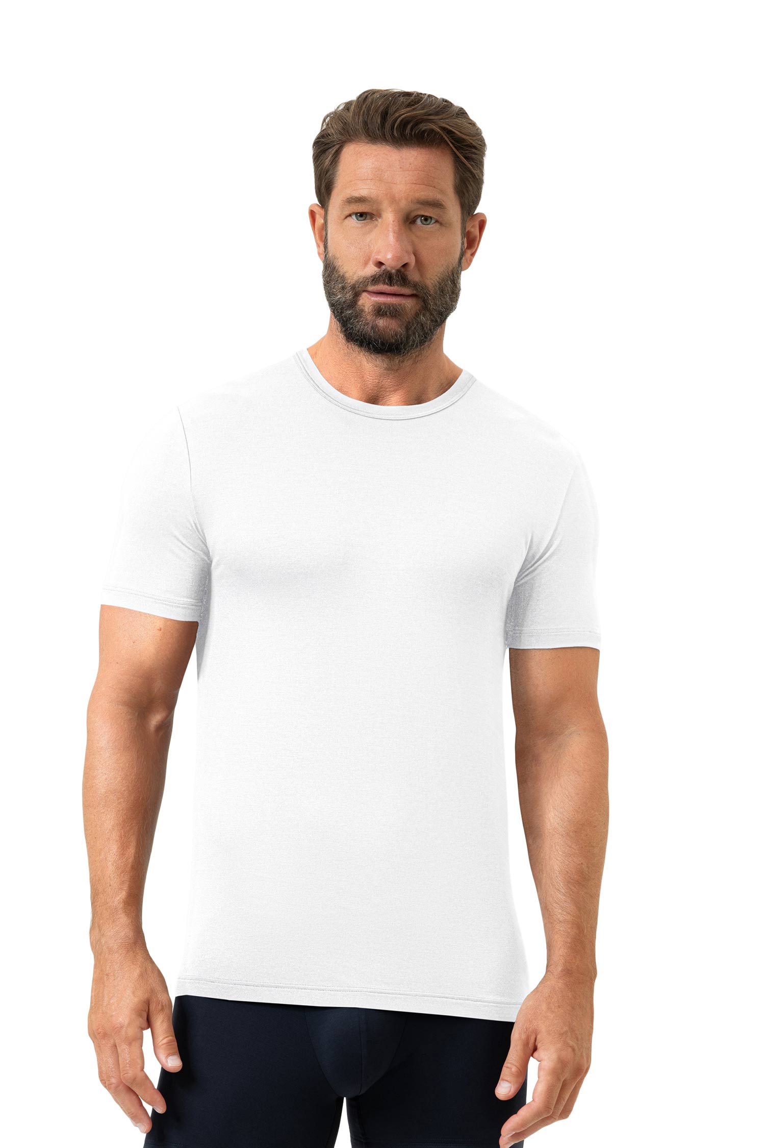 T-Shirt ICONIC MODAL, Rundhals
