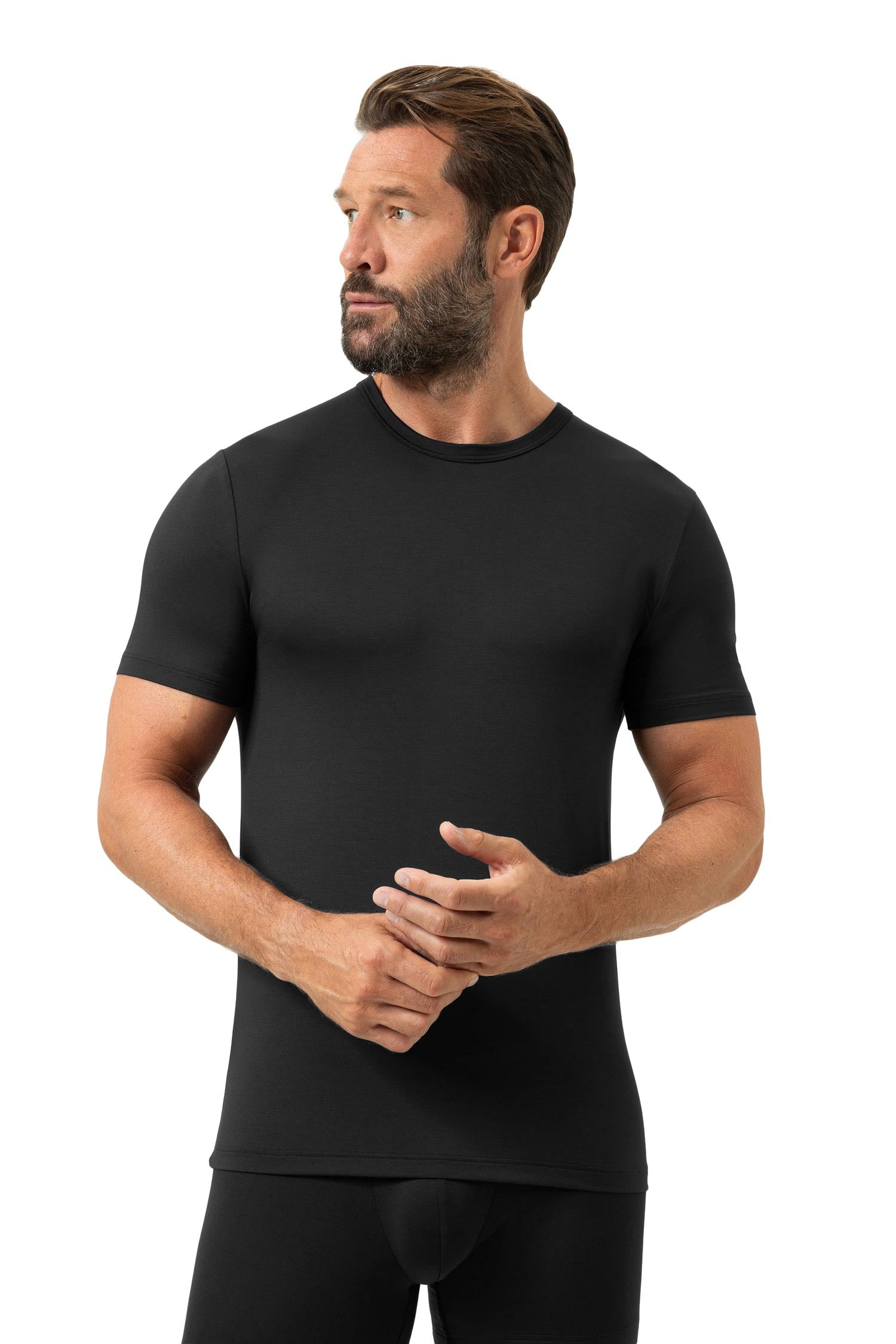 T-Shirt ICONIC MODAL, Rundhals