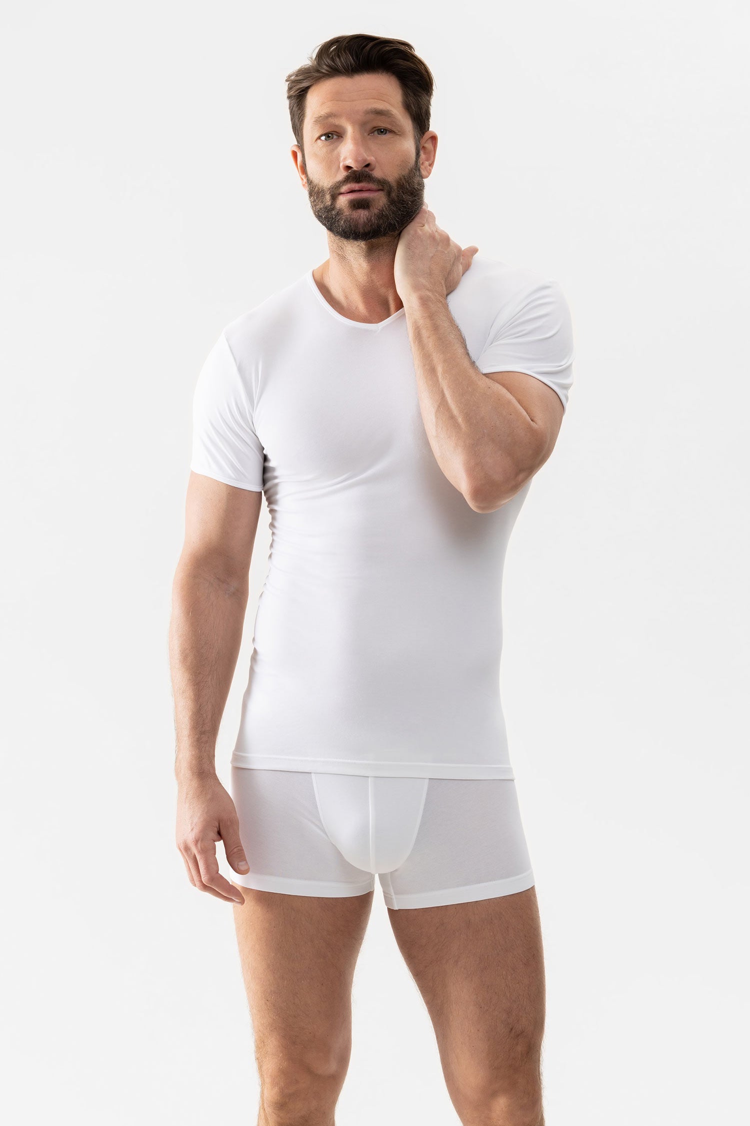 تي شيرت، ياقة على شكل V، SOFTWARE 