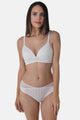 Padded Soft-Cup-BH NATURAL STRIPE – aus Bambus