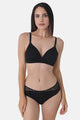 Padded Soft-Cup-BH NATURAL STRIPE – aus Bambus