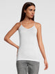 Top a spaghetti, Scollo a V, FILOSCOZIA SATIN 