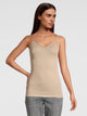 Top a spaghetti, Scollo a V, FILOSCOZIA SATIN 