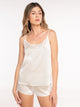Spaghetti-Top PURE SILK STRETCH