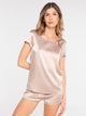 Shirt, kurzarm, PURE SILK STRETCH