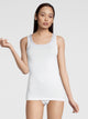 Réservoir-Top, col rond, avec large garniture en satin, FILOSCOZIA SATIN EDGE 