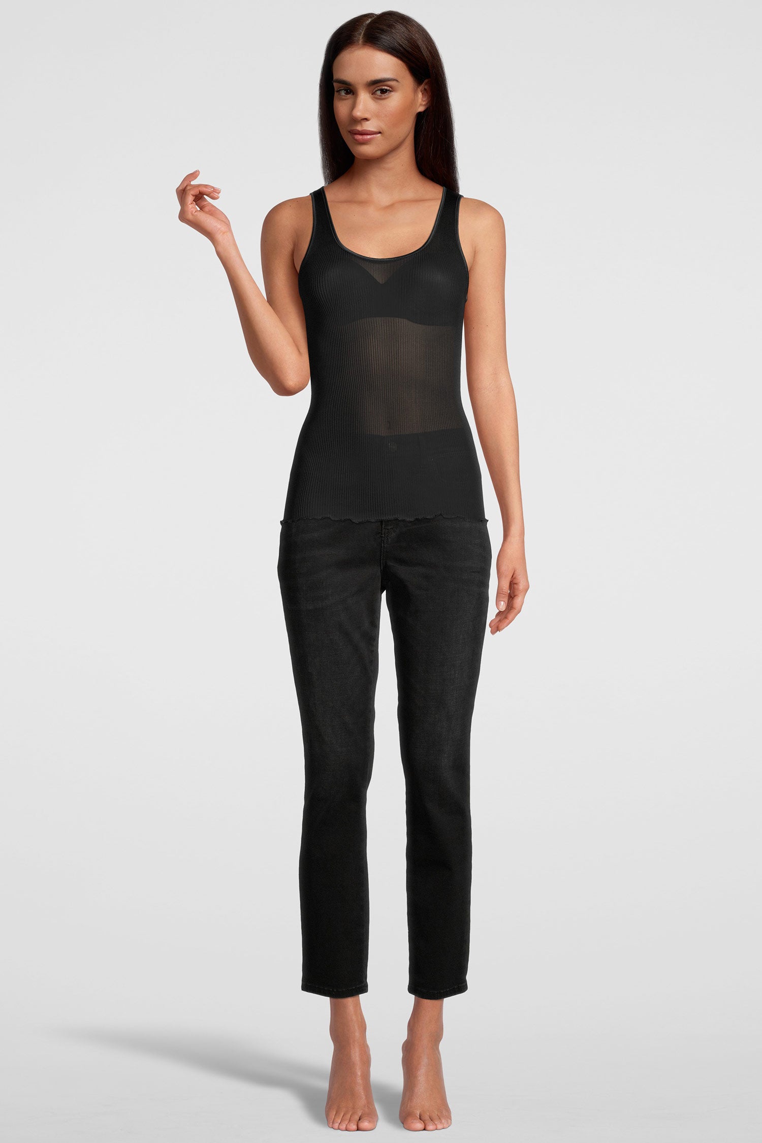 坦克-顶部 PURE SILK 