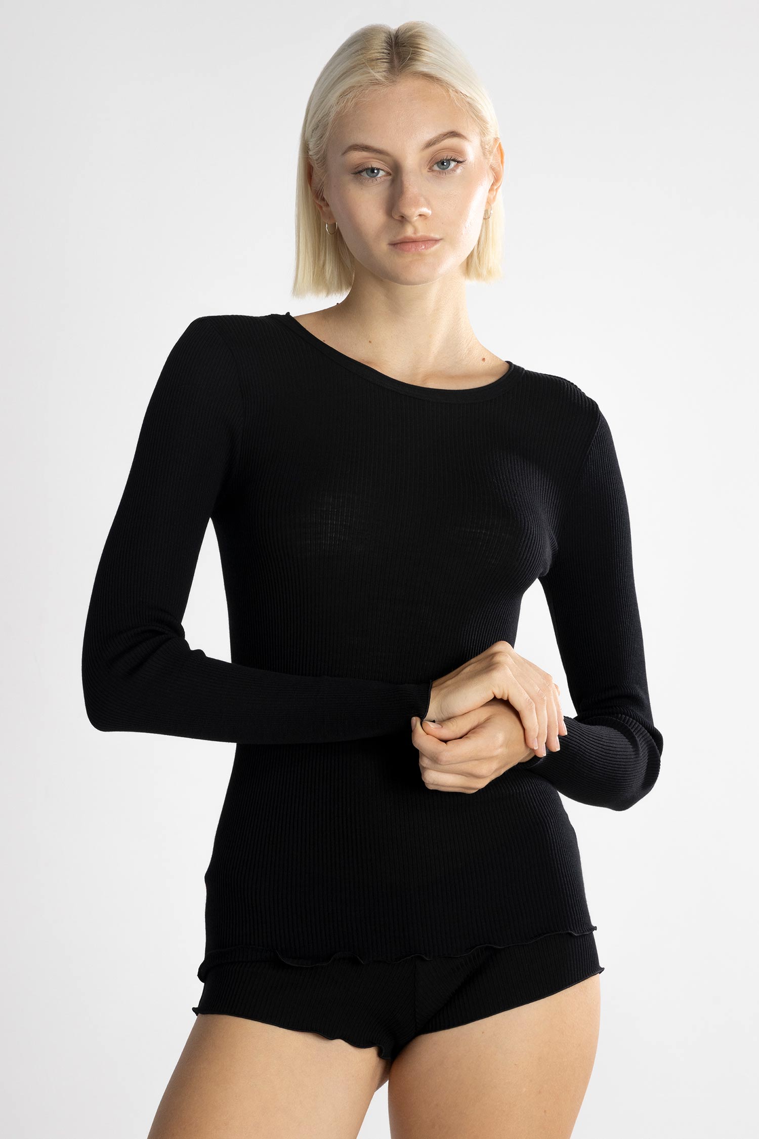 长袖衬衫 WOOL AND SILK 