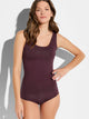 Top PURENESS, in Herbst-Farbe ruby wine, Grössen S & M