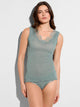 Tank-Top RICHELIEU, in summer-Season-color sage (green) 