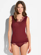 Tank-Top RICHELIEU, in Herbstfarbe cranberry, Grössen S & M