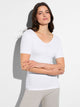 T-Shirt, V-Neck, PURENESS, in summer style 