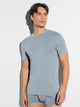 T-Shirt COZY COMFORT, kurzarm, in Sommerfarbe azur mélange