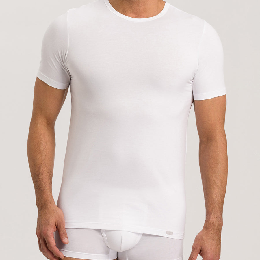 Shirt mit Rundhalsausschnitt COTTON ESSENTIALS, Duo-Pack